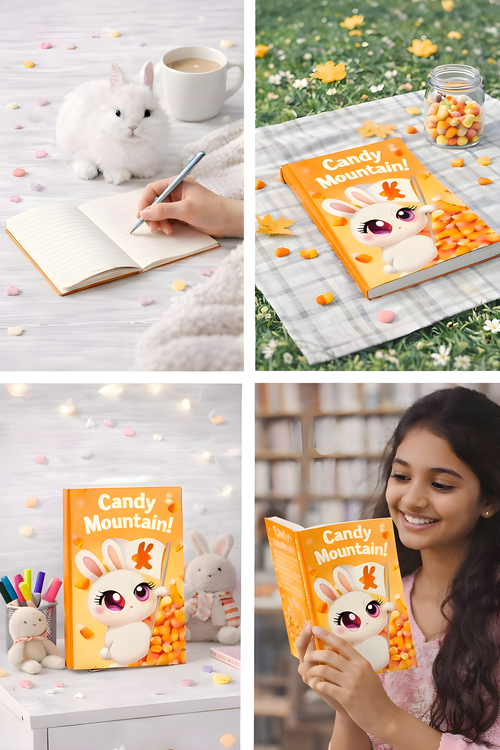 Hoppy Day Bunny Notebook - Aesthetic Journal for Writing, School Notes & Journaling